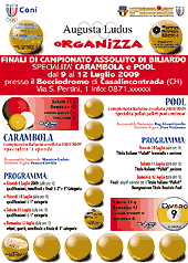 LOCANDINA CAMPIONATO ASSOLUTO 2009