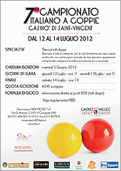 CAMPIONATO ITALIANO A COPPIE